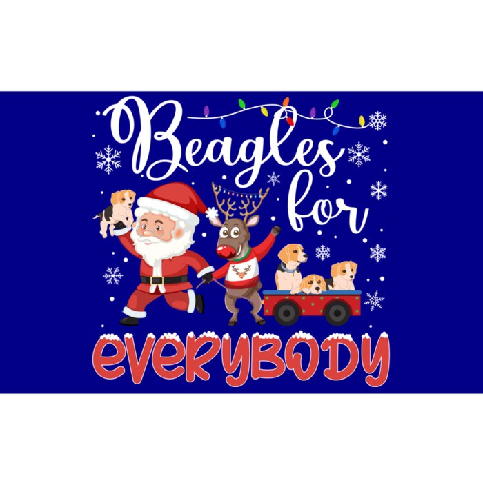 Beagle Christmas Beagles For Everybody Beagle Xmas Gift Bumper Sticker