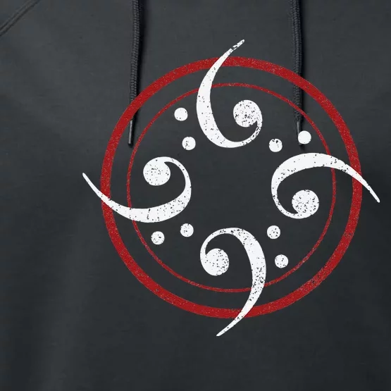 Bass Clef Bass Guitar Player Bassist Shirt Gift Performance Fleece Hoodie