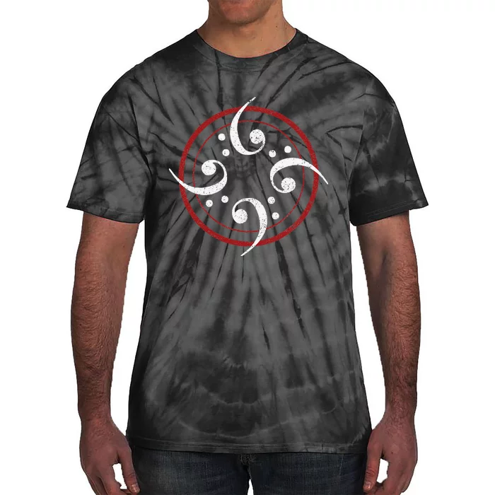 Bass Clef Bass Guitar Player Bassist Shirt Gift Tie-Dye T-Shirt