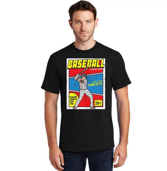 Baseball Collection Baseball Cards Tall T-Shirt