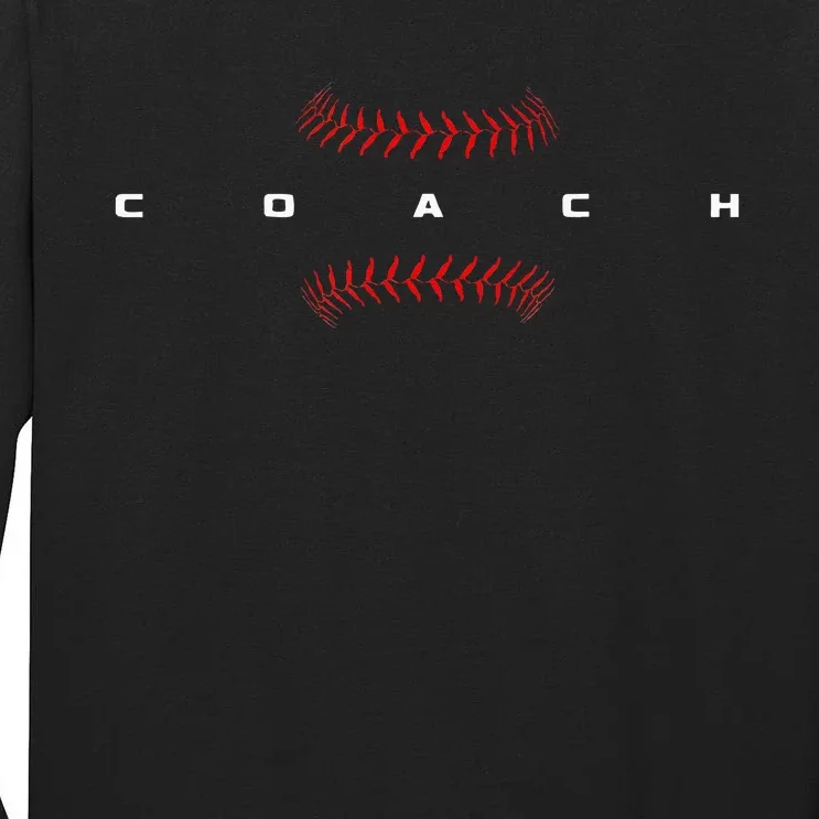 Baseball Coach Tall Long Sleeve T-Shirt