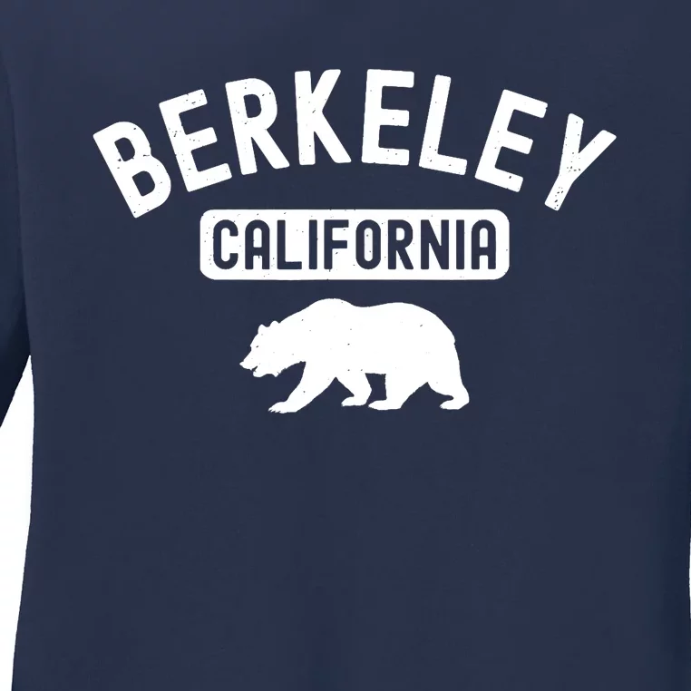 Berkeley California Bear Bay Area Oakland Alameda County 510 Ladies Long Sleeve Shirt