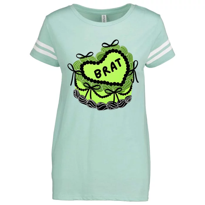 Brat Cake Enza Ladies Jersey Football T-Shirt