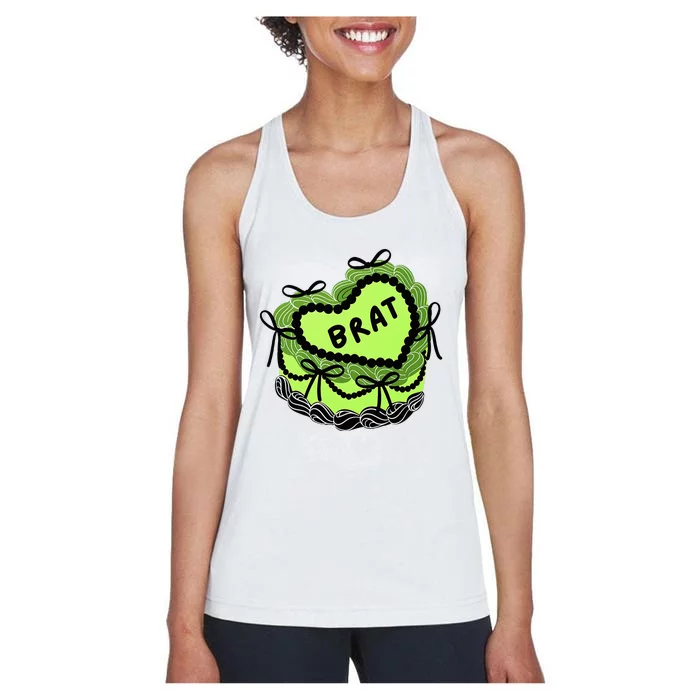 Brat Cake Women's Racerback Tank