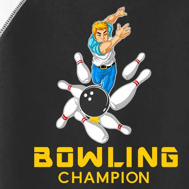 Bowling Champion Toddler Fine Jersey T-Shirt