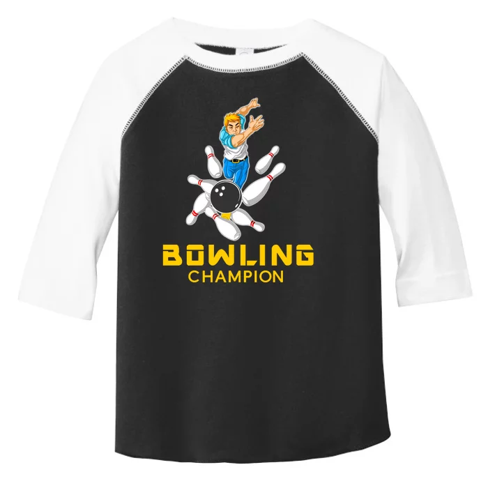 Bowling Champion Toddler Fine Jersey T-Shirt