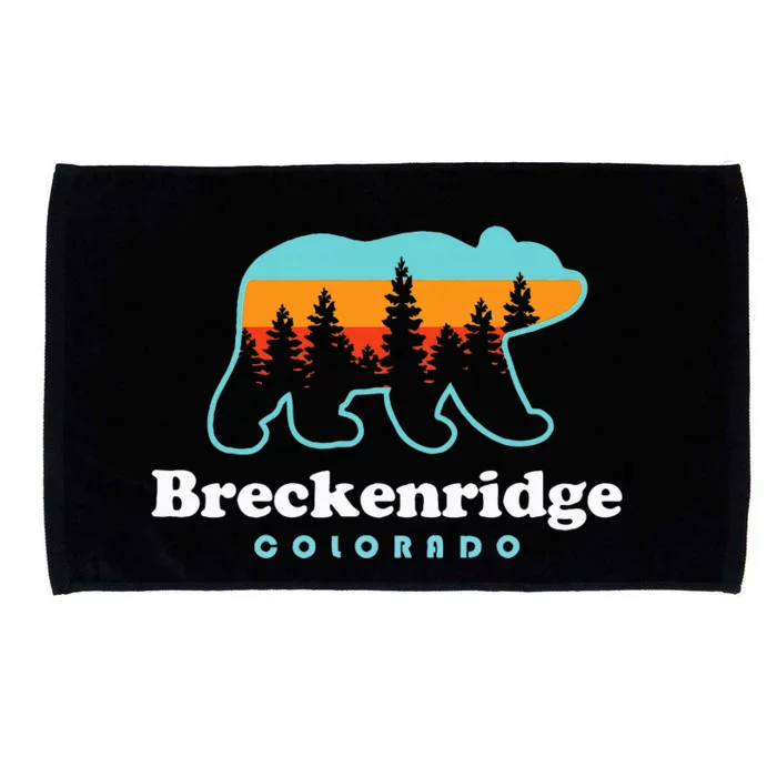 Breckenridge Colorado Bear Mountains Trees Microfiber Hand Towel