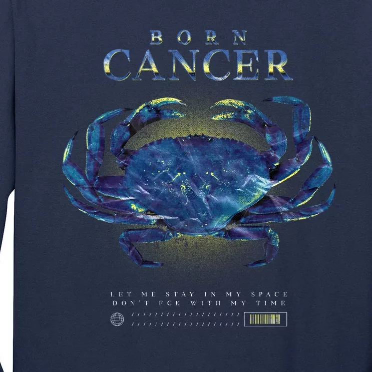 Born Cancer Tall Long Sleeve T-Shirt