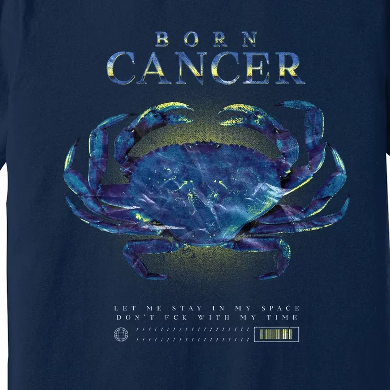 Born Cancer Premium T-Shirt