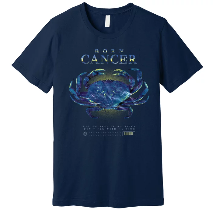 Born Cancer Premium T-Shirt