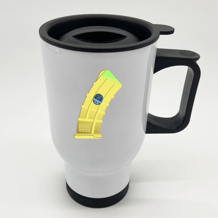 Banana Clip Front & Back Stainless Steel Travel Mug