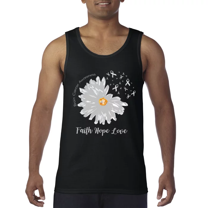 Brain Cancer Brain Cancer Awareness Tank Top