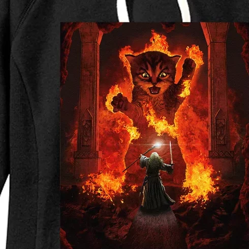 Balrog Cat Women's Fleece Hoodie