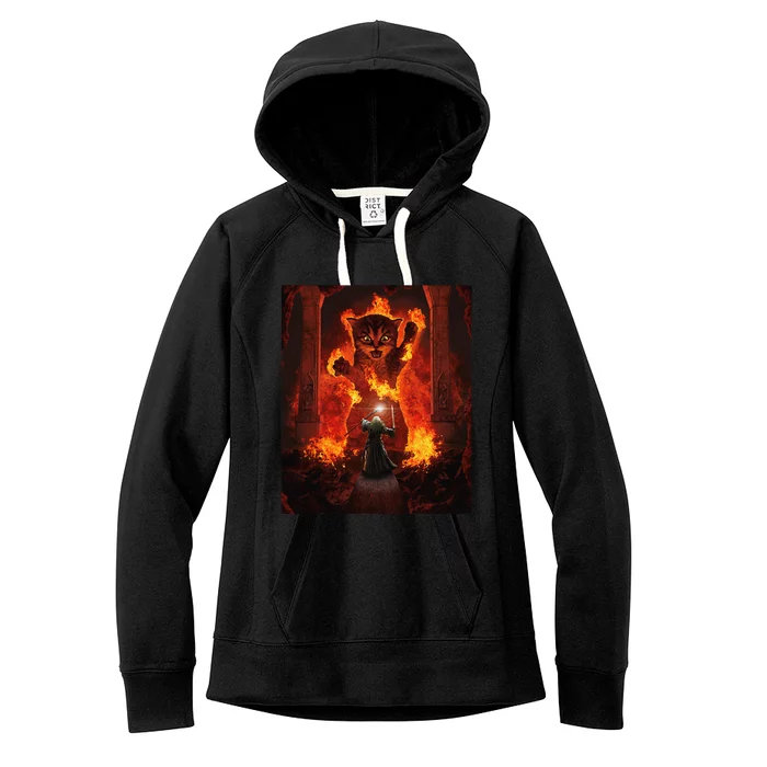 Balrog Cat Women's Fleece Hoodie