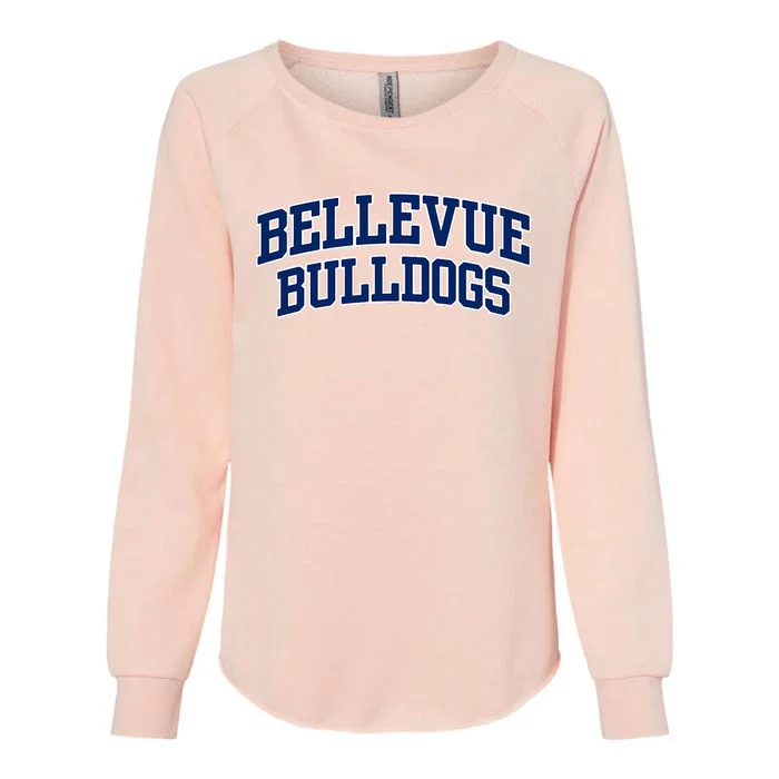 Bellevue College Bulldogs Womens California Wash Sweatshirt