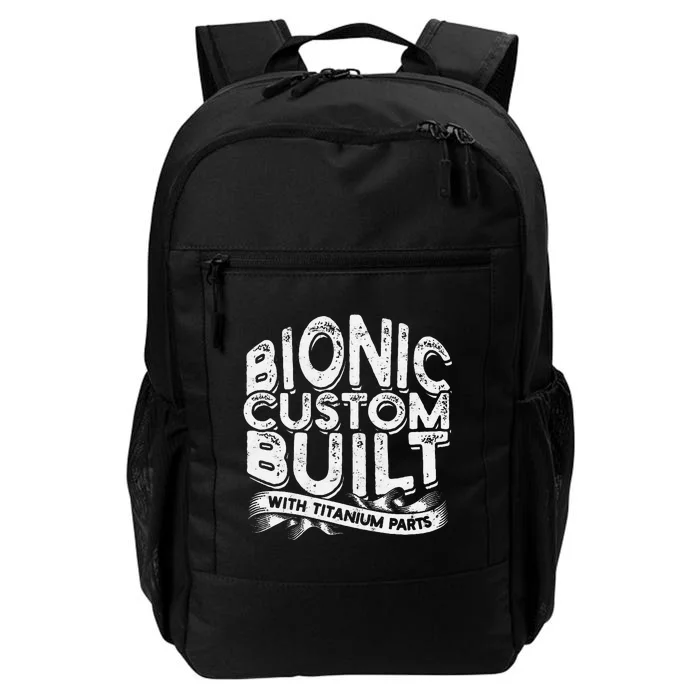 Bionic Custom Built With Titanium Parts Knee Surgery Daily Commute Backpack