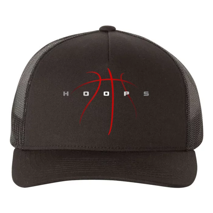 Basketball Clothing - Basketball Yupoong Adult 5-Panel Trucker Hat