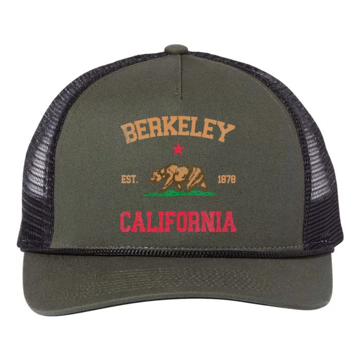 Berkeley California Retro Rope Trucker Hat Cap