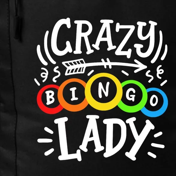 Bingo Crazy Bingo Lady Daily Commute Backpack