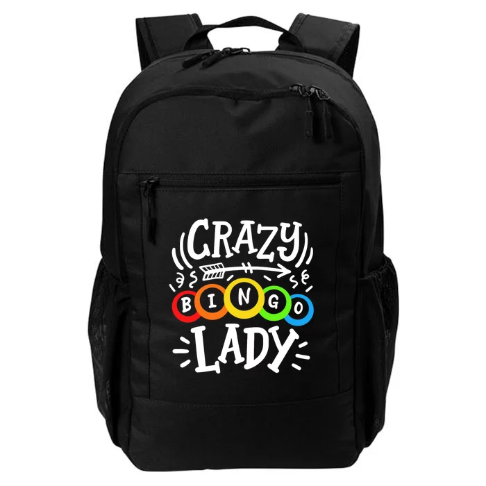 Bingo Crazy Bingo Lady Daily Commute Backpack