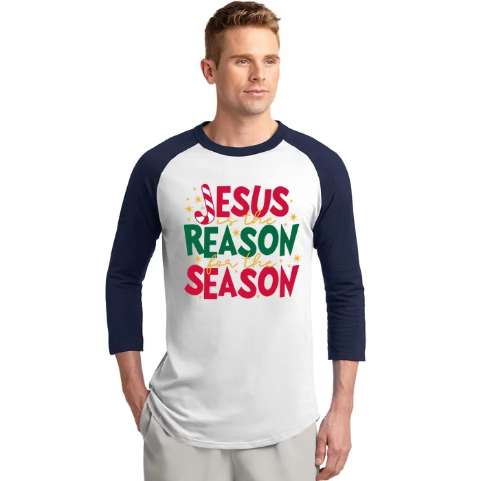 Brand: Christmas Begins With Christ Tees Jesus Is The Reason For The Season Gift Baseball Sleeve Shirt