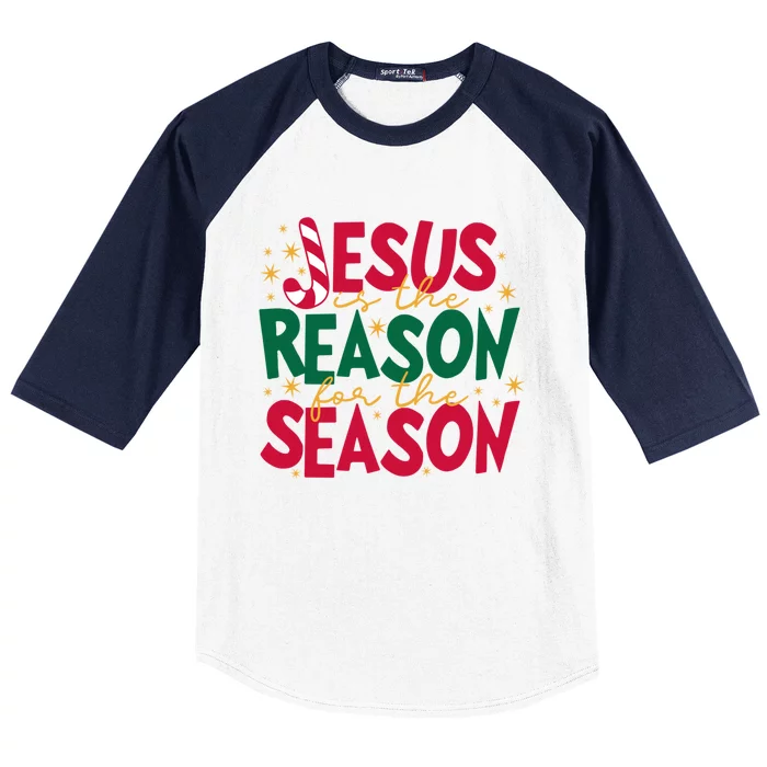 Brand: Christmas Begins With Christ Tees Jesus Is The Reason For The Season Gift Baseball Sleeve Shirt