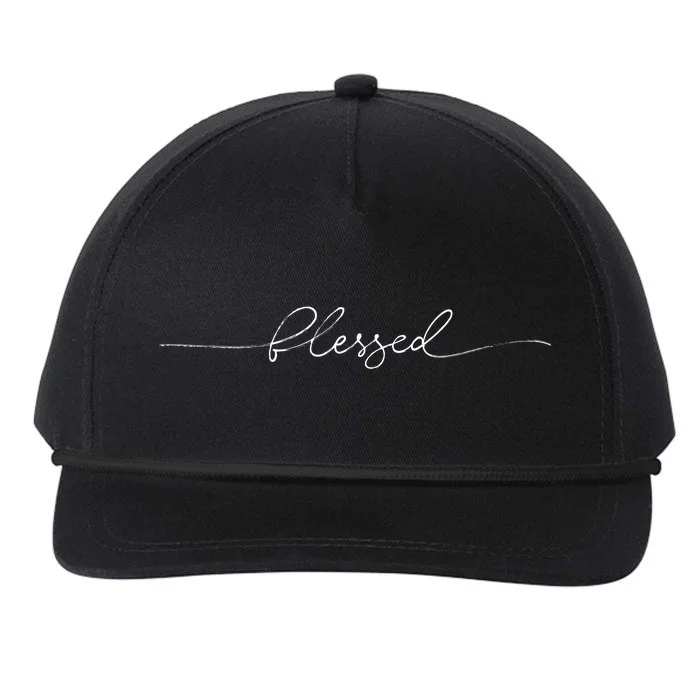 Blessed Cute Snapback Five-Panel Rope Hat