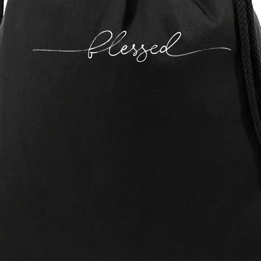 Blessed Cute Drawstring Bag