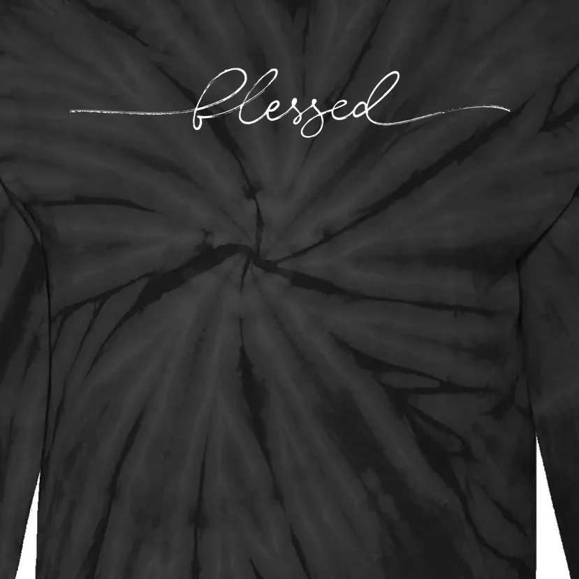 Blessed Cute Tie-Dye Long Sleeve Shirt