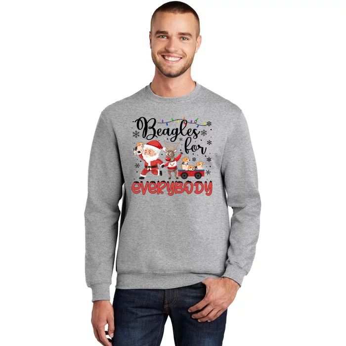 Beagle Christmas Beagles For Everybody Beagle Xmas Great Gift Tall Sweatshirt