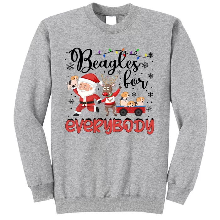 Beagle Christmas Beagles For Everybody Beagle Xmas Great Gift Tall Sweatshirt