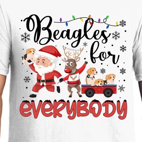 Beagle Christmas Beagles For Everybody Beagle Xmas Great Gift Pajama Set