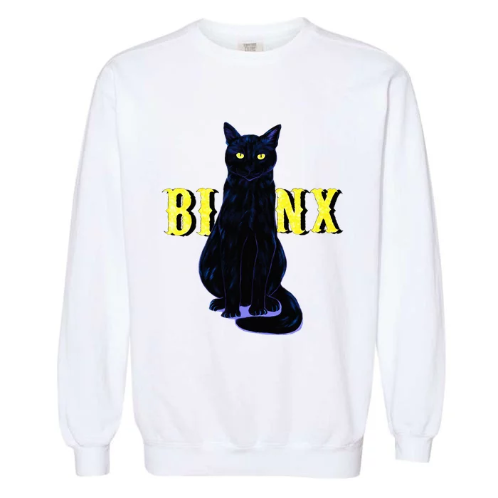 Black Cat Binx Halloween Gifts Party Garment-Dyed Sweatshirt