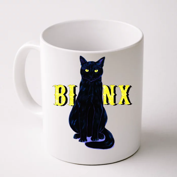 Black Cat Binx Halloween Gifts Party Front & Back Coffee Mug