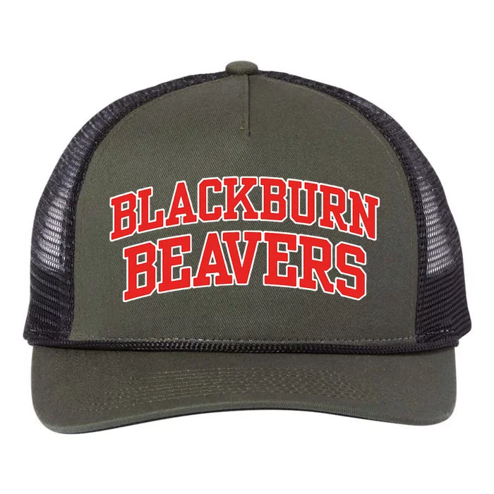 Blackburn College Beavers Retro Rope Trucker Hat Cap