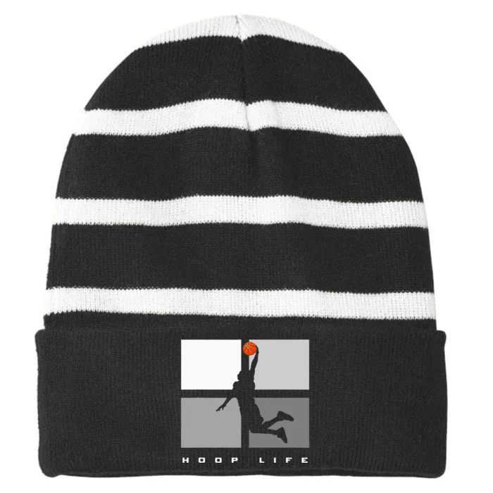 Basketball Clothing Basketball Striped Beanie with Solid Band