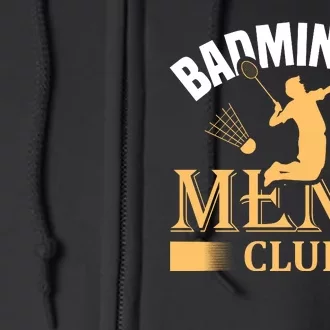 Badmintion Club Full Zip Hoodie