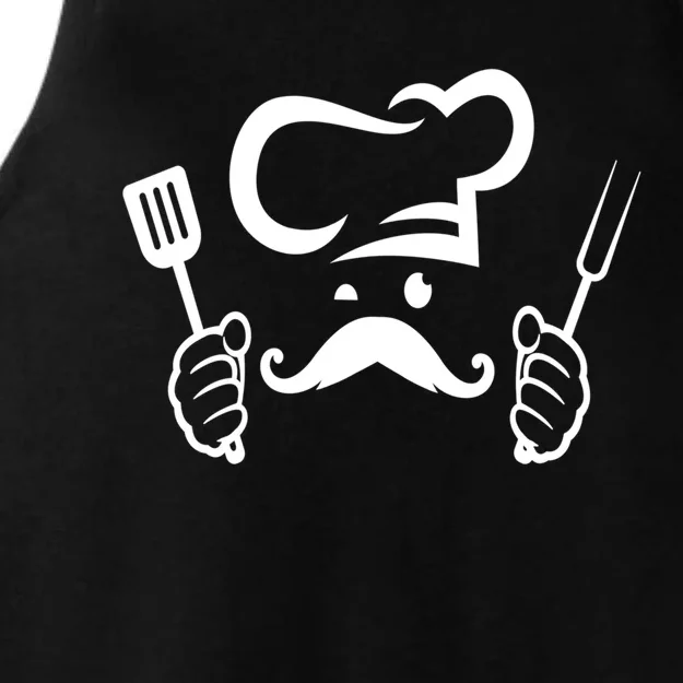 Bbq Chef Barbecue Chefs Hat Bbq Chef Barbecue Grill Master Cute Gift Ladies Tri-Blend Wicking Tank