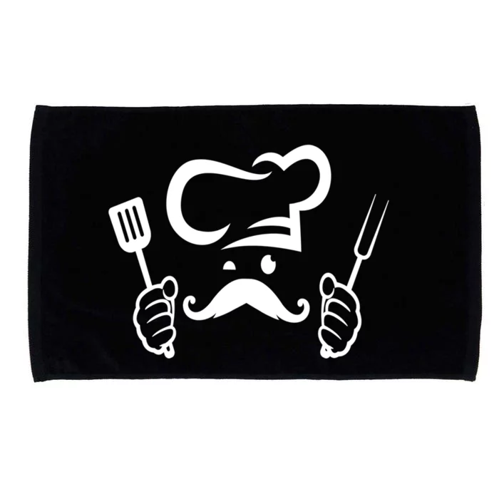 Bbq Chef Barbecue Chefs Hat Bbq Chef Barbecue Grill Master Cute Gift Microfiber Hand Towel