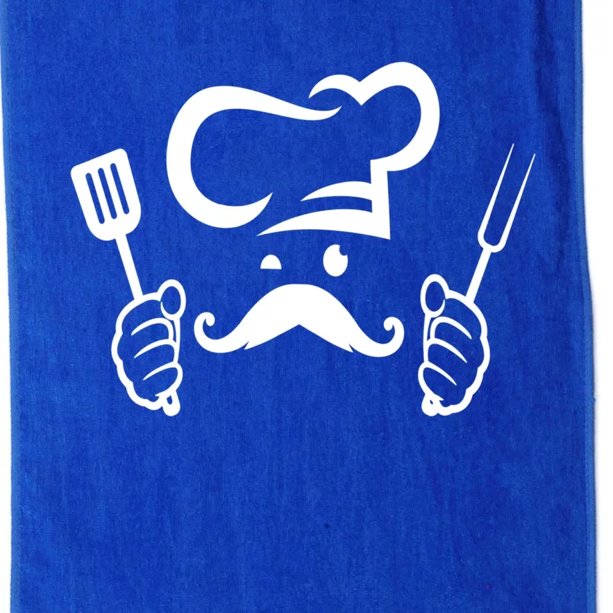 Bbq Chef Barbecue Chefs Hat Bbq Chef Barbecue Grill Master Cute Gift Platinum Collection Golf Towel