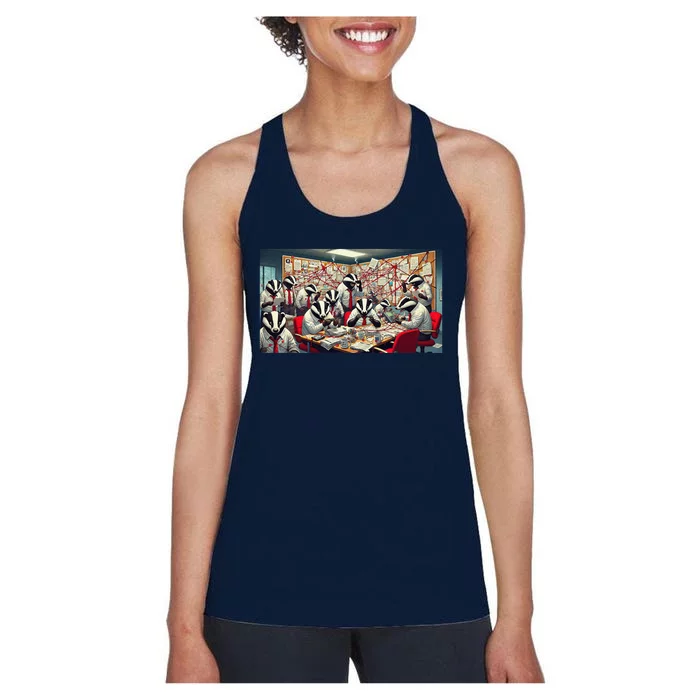 Badger Conspiracy Women's Racerback Tank