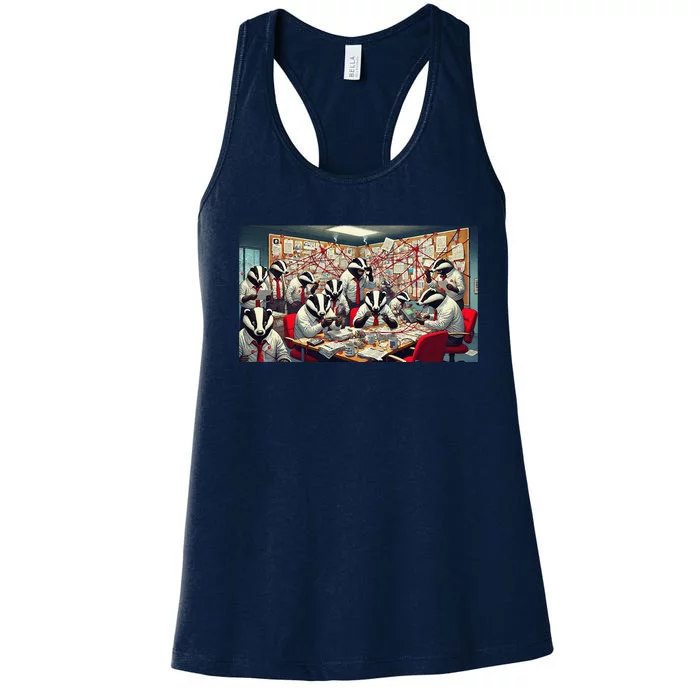 Badger Conspiracy Women's Racerback Tank