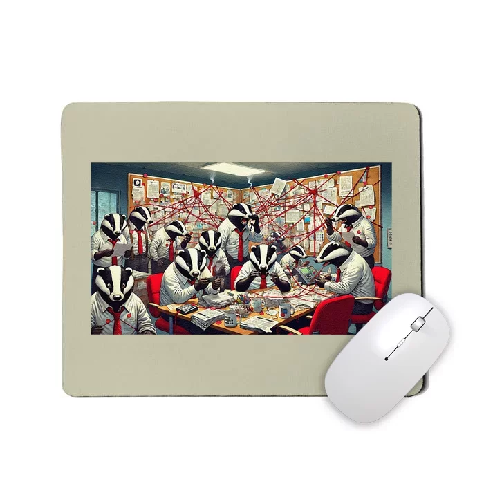 Badger Conspiracy Mousepad