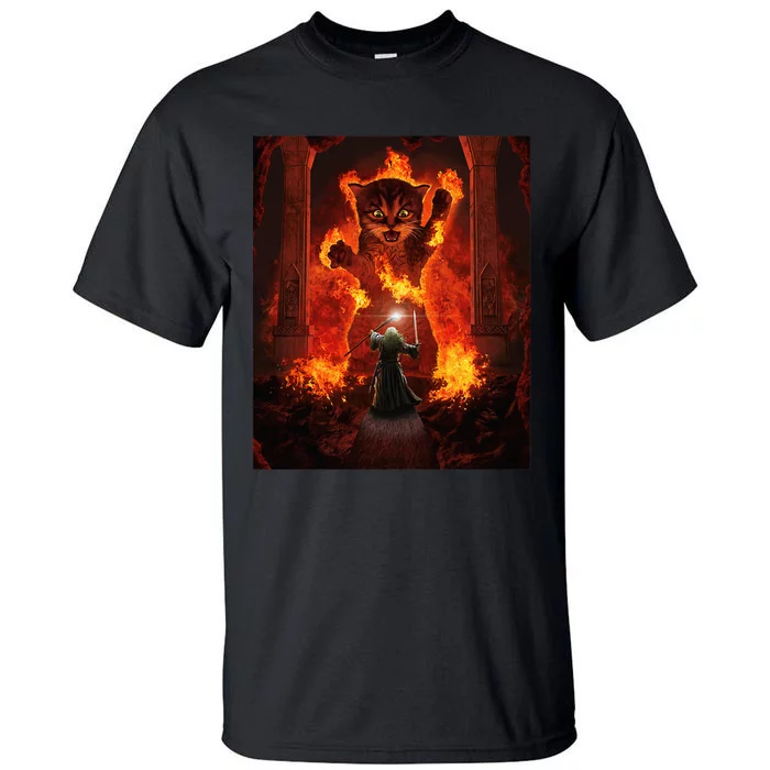 Balrog cat Tall T-Shirt