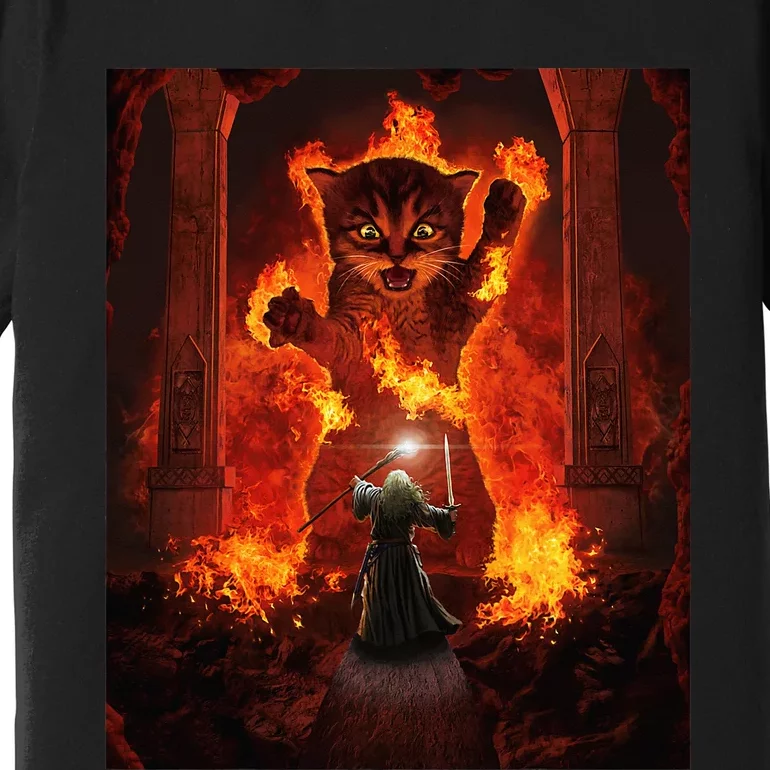 Balrog cat Premium T-Shirt