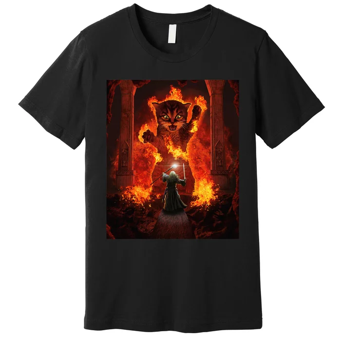 Balrog cat Premium T-Shirt