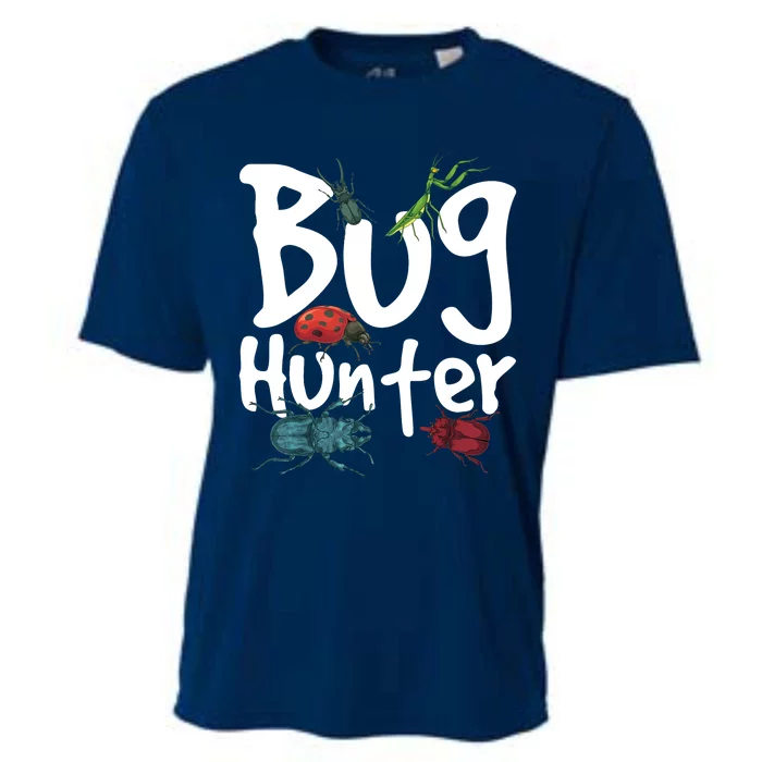 Bug Catcher Bug Hunter Insect Beetle Bug Cooling Performance Crew T-Shirt