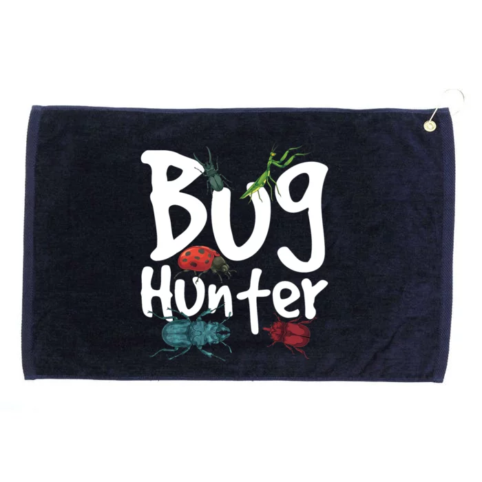 Bug Catcher Bug Hunter Insect Beetle Bug Grommeted Golf Towel