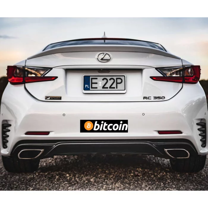 Bitcoin Crypto Bumper Sticker