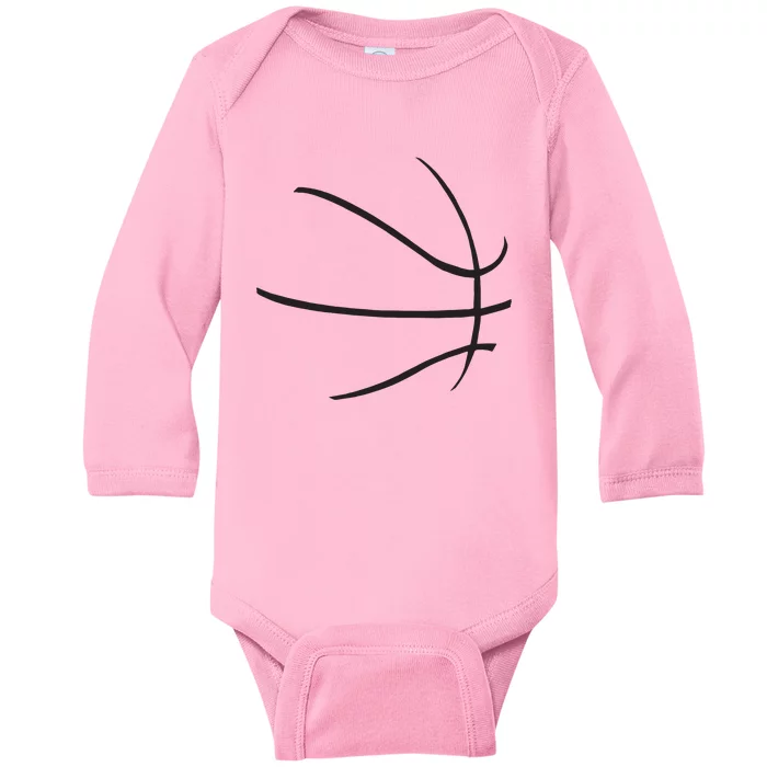 Basketball Costume Bball Player Baller Basketball Team Baby Long Sleeve Bodysuit